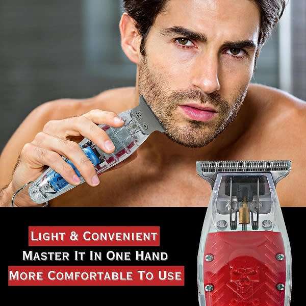 Ao-50011 Transparent Lcd Usb Rechargeable Hair Trimmer
