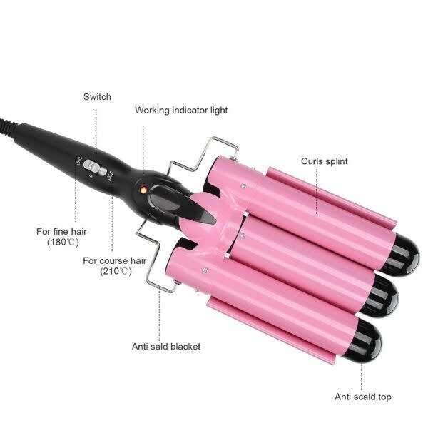 Ao-50026 Three-Cylinder Professional Egg Roll Curling Iron