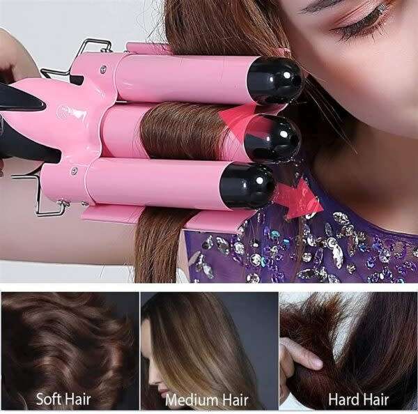 Ao-50026 Three-Cylinder Professional Egg Roll Curling Iron