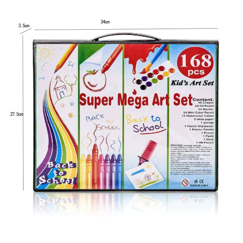 168 Pieces Large Art Set--Suitcase Art Set