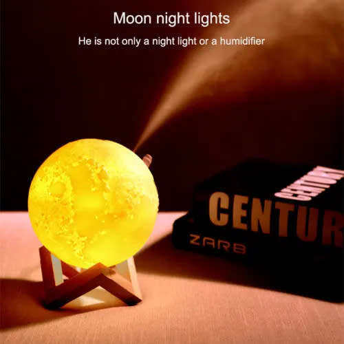 3D Moonlight Function Humidifier Essential Oil Diffuser Aromatherapy Ultrasonic Humidifier Night Lig