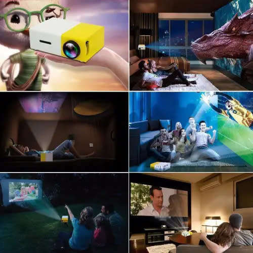 Pocket Mini Projector Hd Portable Home Led Projector Home Theater