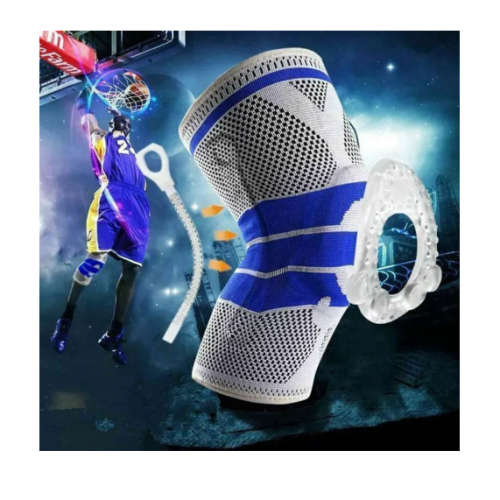 Protective Silicone Spring Knee Brace Sports Support Powerful Meniscal Compression Protection