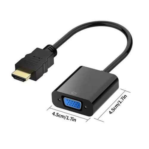 Hdtv Crt Monitor Tv 3.5mm Audio Cable Adapter Converter Male To Female Video Adapter