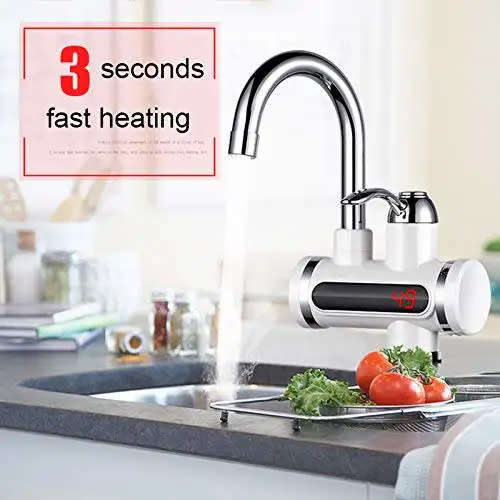 Electric Faucet 360 Degree Rotating Hot And Cold Water Instant Heating Appliance