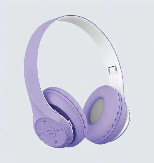Best Selling Cute Colorful Headphones Big Earmuffs Headband Bluetooth Headphones