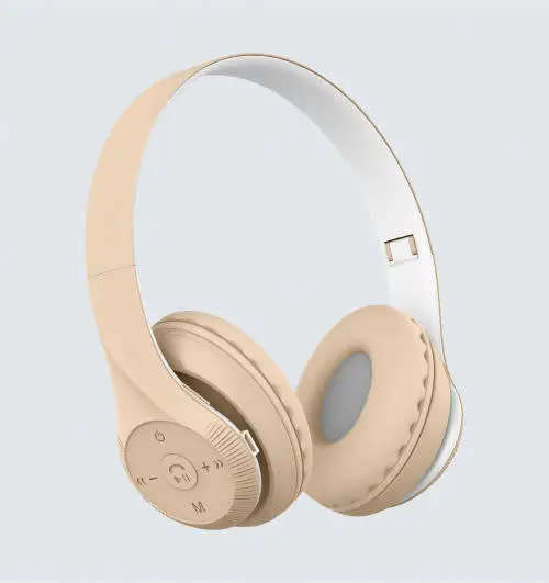 Best Selling Cute Colorful Headphones Big Earmuffs Headband Bluetooth Headphones