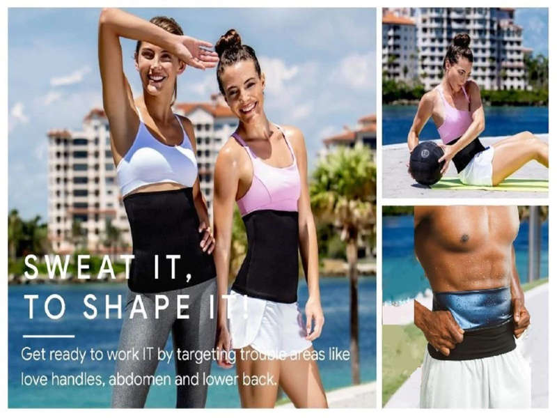 Sweat-Absorbent Slim Belt For Men And Women For Fat Loss, Weight Loss, Jogging, Back Support