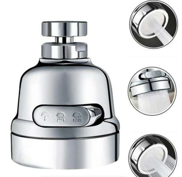 Three-Position Adjustable Shower Head
