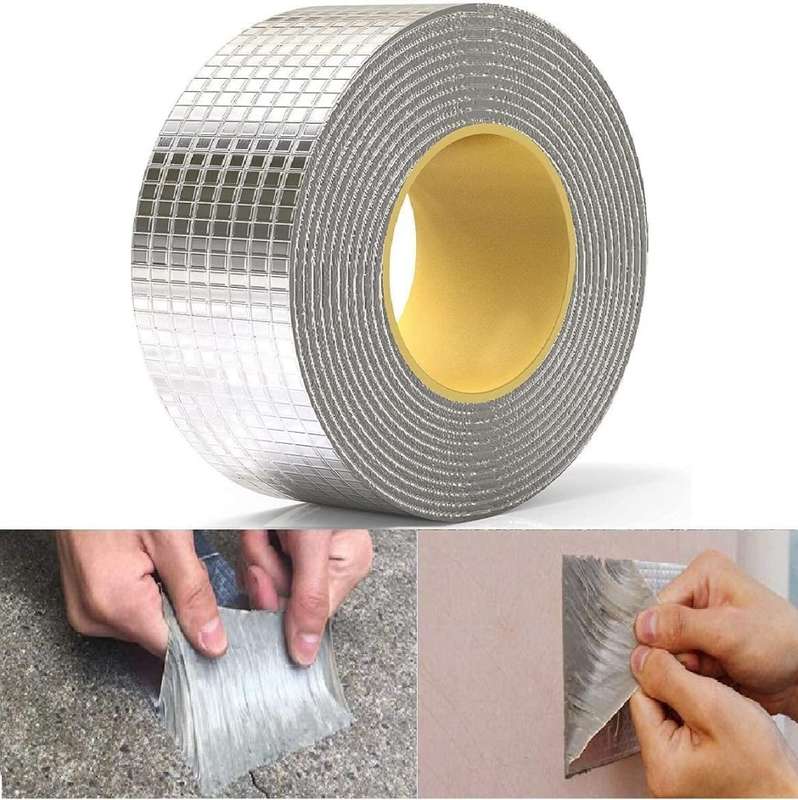Practical Water Leak Repair Waterproof Tape Pipe Leaking Roof Water Tape Leak Solution Aluminum Foil