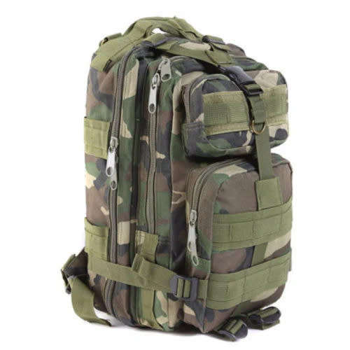 Large Space Backpack Military Tactical Sports Backpack Outdoor Travel Camping (Color Random)
