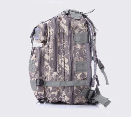 Large Space Backpack Military Tactical Sports Backpack Outdoor Travel Camping (Color Random)