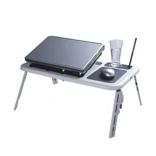 Foldable Portable Laptop Desk With 2 Usb Cooling Fans