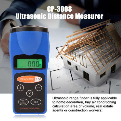 Ultrasonic Range Finder Laser Point Range Finder Lcd Display