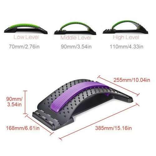 Ultra-Convenient Adjustable Back Stretching Waist Massager