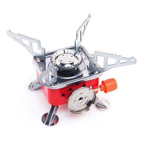 Super Convenient Gas Stove Camping Stove Square Gas Butane Burner Camping Picnic Folding Stove