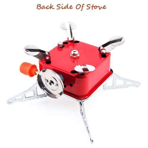 Super Convenient Gas Stove Camping Stove Square Gas Butane Burner Camping Picnic Folding Stove