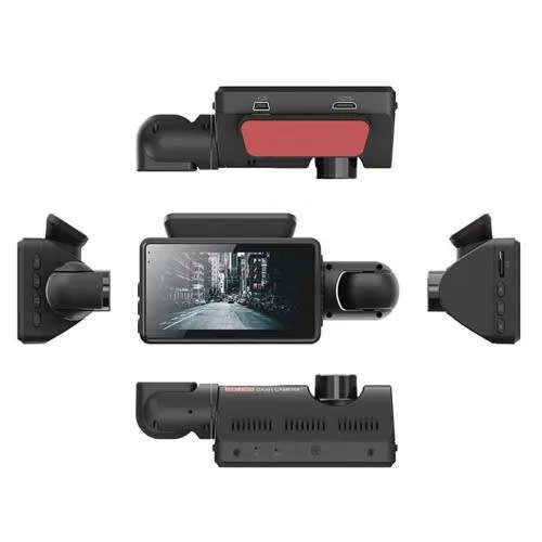 Safe Hd 1080P 3-Inch Screen Dual-Channel Driving Recorder Equipped With Rear Probe