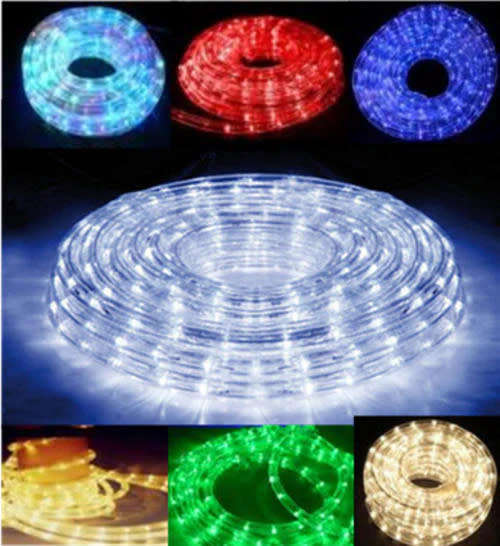 Nice Rope Light Christmas Light Strip With Flashing Pattern 10 Meters 220V (Random Color)