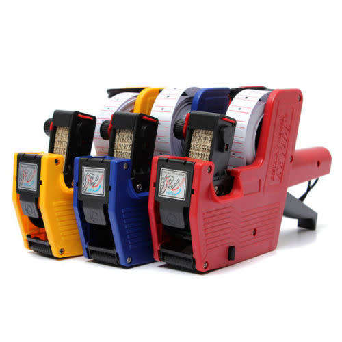 Handheld Ink 8-Digit Price Label Machine (Random Colors)