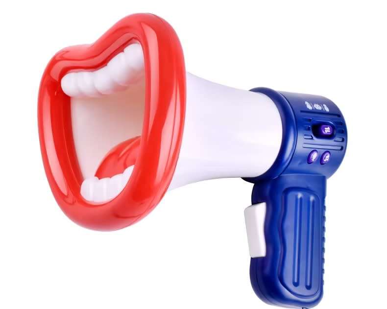 Super Unique Big Mouth Amplifier (Random Color)