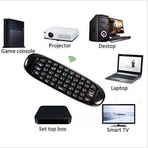 Mini Wireless Keyboard 6-Axis Gyroscope Air Mouse Remote Control For Pc Tv Kk