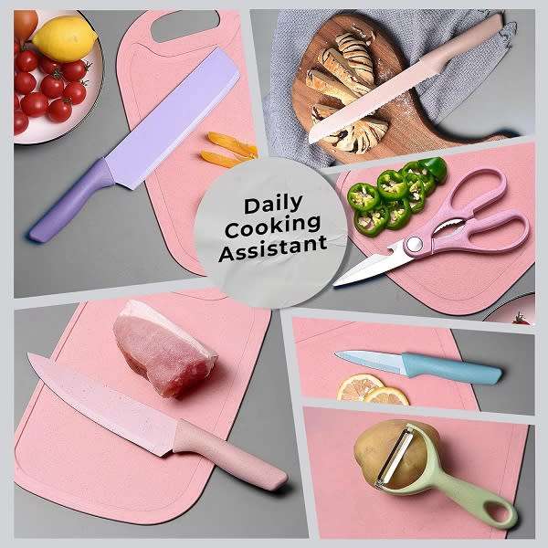 Pastel Color Knife Set
