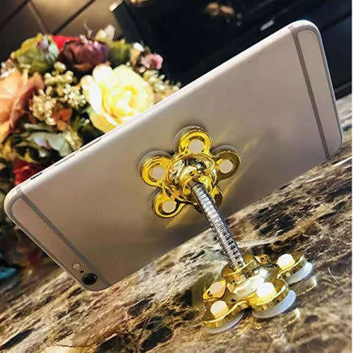 New Magic Suction Cup Mobile Phone Desktop Holder Car Holder 360° (Random Color)