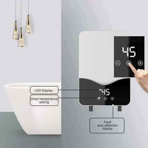 Super Easy-To-Use Household Water Heater Multi-Functional Instant Hot Bathroom Shower Water Heater R