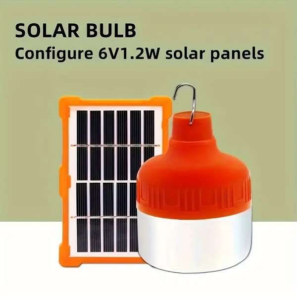 Handy Solar Hanging Light Bulb 80W With 1000mah Battery