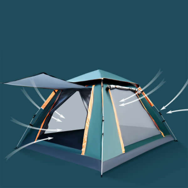 4-Person Tent, Super Large Space, High Quality And Convenient Four-Corner Tent