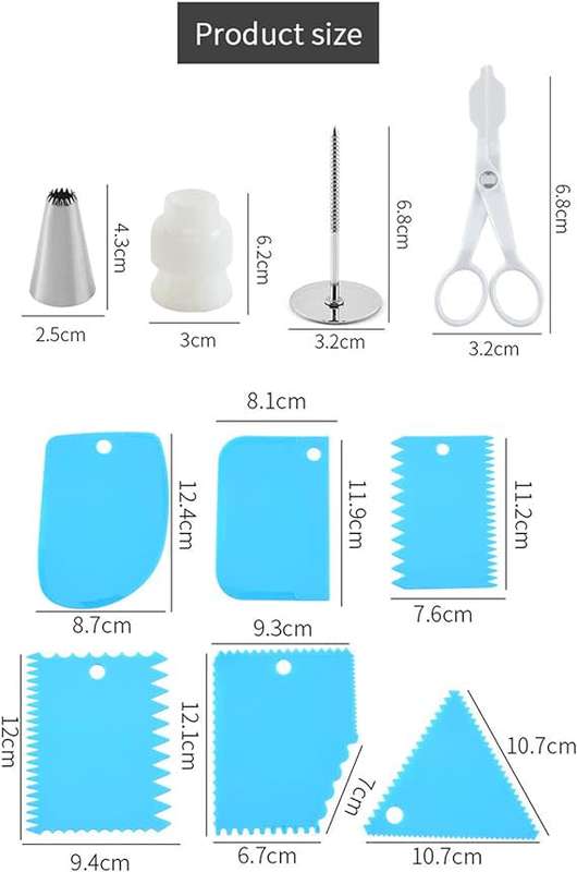 Multifunctional Cake Decorator 63Pcs