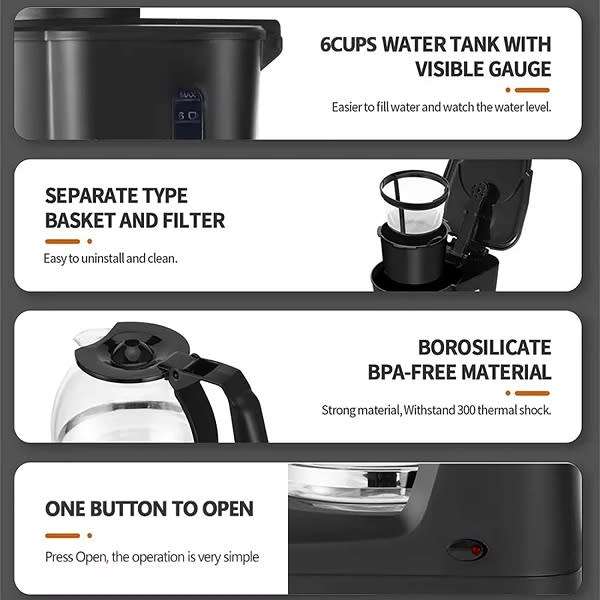 High-End Portable Automatic Coffee Machine 650W