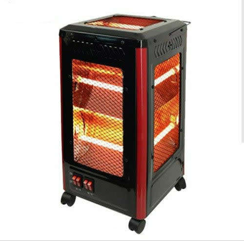 Home Portable 5-Sided Quartz Tube Electric Heater 2000W