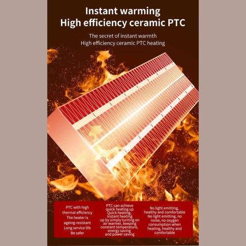 Home Portable Heater Energy-Saving Silent Ceramic Heater A Garage Electric Heater
