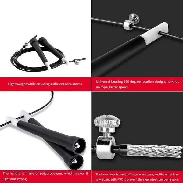 Safe And Convenient Speed Skipping Wire Rope Fitness Equipment