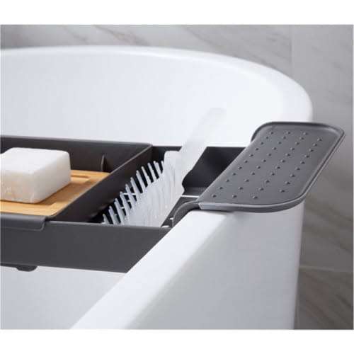 Convenient Retractable Bathtub Tray Floating Shower Rack
