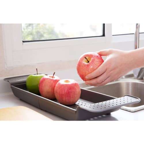 Convenient Retractable Bathtub Tray Floating Shower Rack