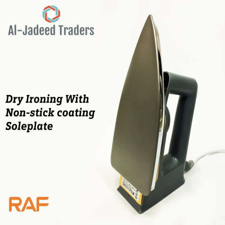Convenient Raf Dry Iron - Lightweight Dry Iron - Classic Dry Iron With Non-Stick Soleplate