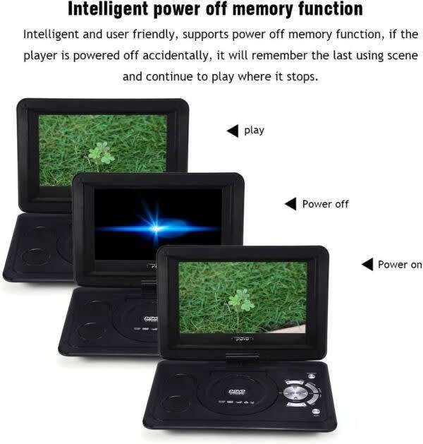 Portable Hd Dvd Player With Lcd Screen With Tv Tuner/Card Reader/Usb/Games 13.9 Inch