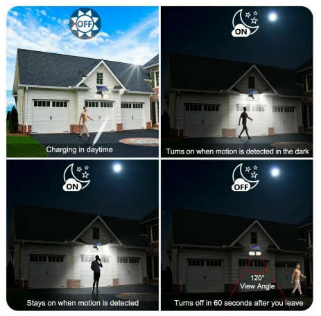 Portable Solar Light Outdoor Solar Light Pir Motion Sensor 70Led