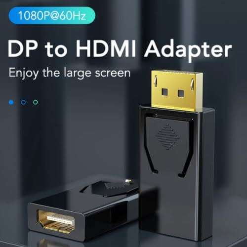 Portable 60Hz Displayport To Hdmi Adapter