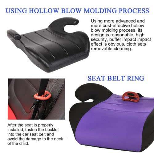 Non-Slip Portable Car Booster Seat Travel Mat For Kids Ages 6-12