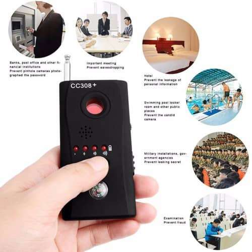 Hidden Camera Detector, Rf Detector And Camera Finder, Anti Spy Camera Detector