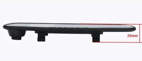 Hd Portable Car Dvr Video Recorder Rearview Mirror Driving Recorder 120 Degree Angle Vehicle Dual Le