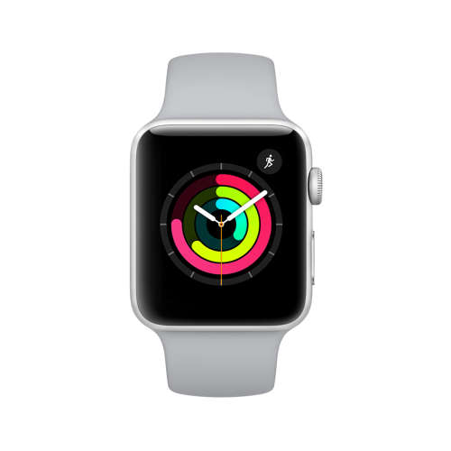Apple Watch Series 3; 42mm GPS Silver