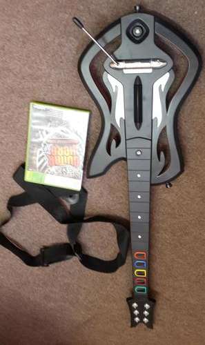 Guitar Hero 6 Warriors of Rock + Guitar  XBOX 360