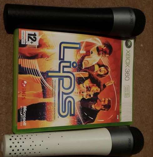 Lips Game with 2 wireless microphones XBOX 360
