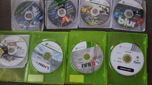 Game Disc Bundle (Fifa 09,11,Alan Wake,Fuel,Mass Effect,Dirt2,Blur) XBOX 360