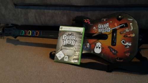 Guitar Hero Metallica + Guitar  XBOX 360